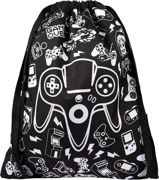 Borsa con cinturino per bambini | Borsa perfetta per la scuola, PE, bagno o sport | Compresa cinghie di 1,5 cm per comfort -