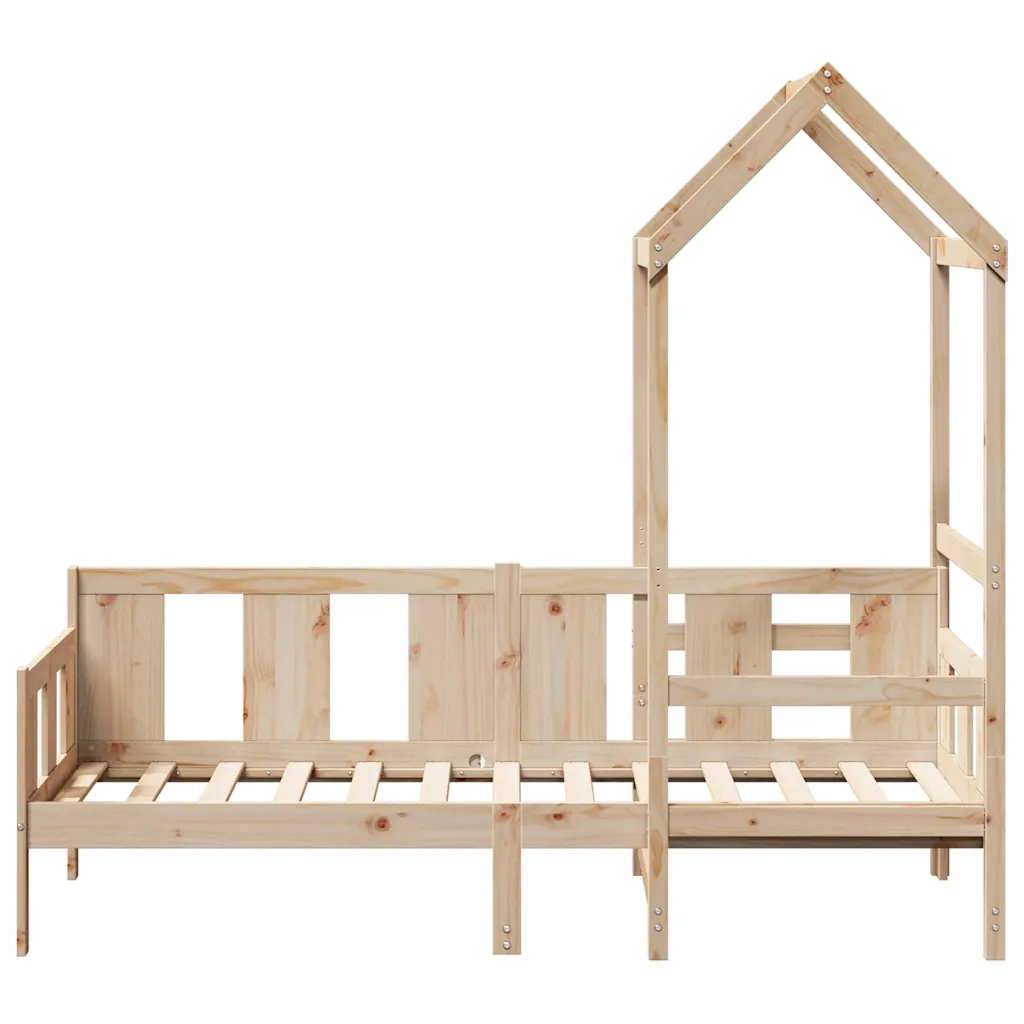 Dormeuse con Tetto 80x200 cm in Legno Massello di Pino 3282278