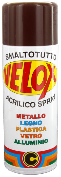 velox spray acrilico marrone mogano ral 8016 cod:ferx.16328