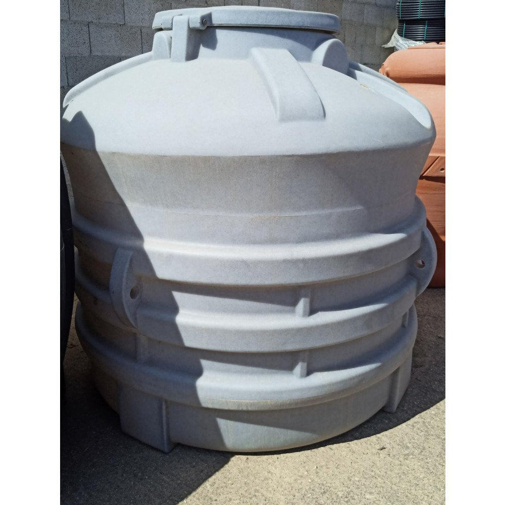 Serbatoio da interro grigio h.17 0 d.186 lt.3260 rototec
