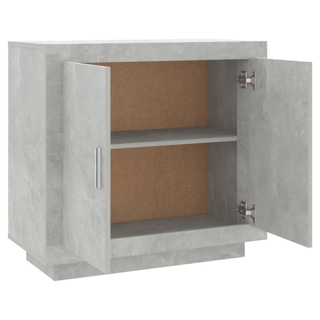 Buffet credenza cassettiera armadio mobile contenitore organizer per cucina soggiorno salotto 80 x 40 x 75 cm legno ingegnerizzato grigio 02_0032107