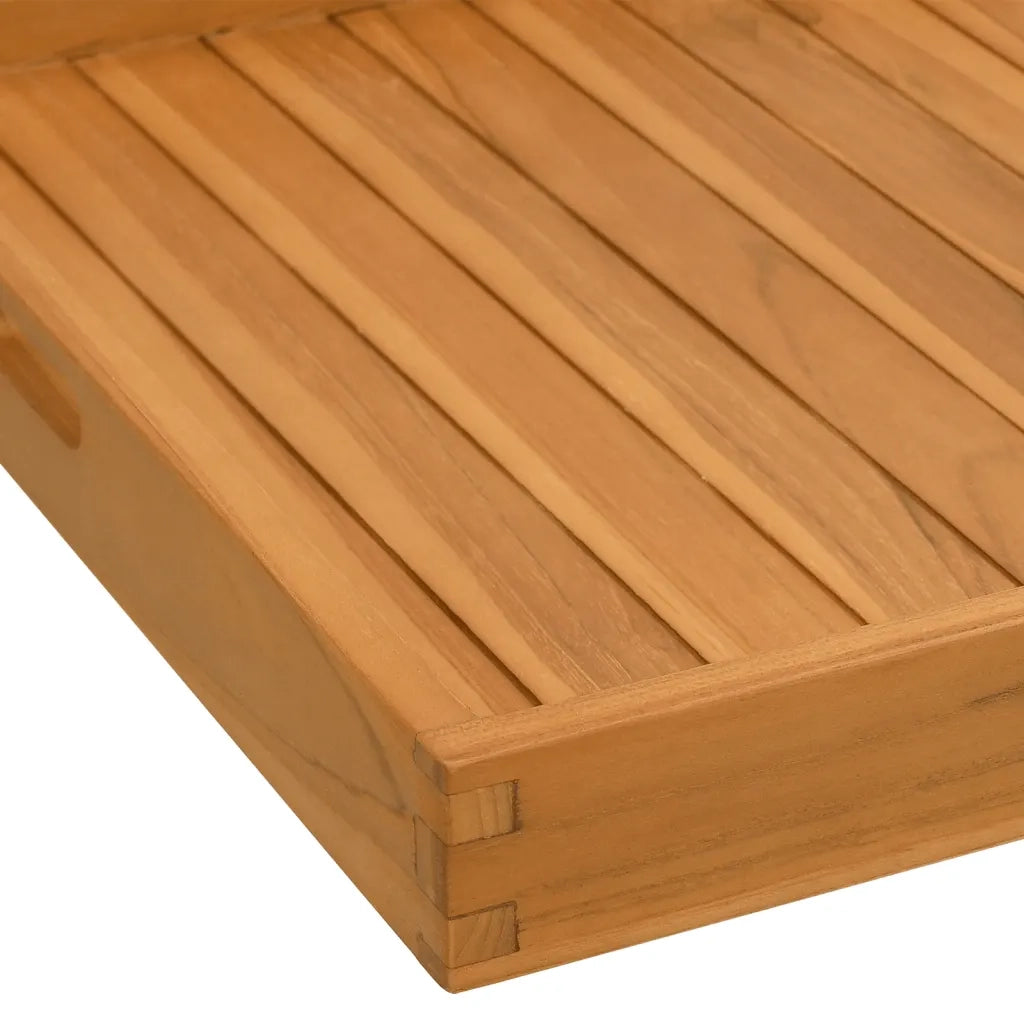 Vassoio da Portata 60x60 cm in Legno Massello di Teak 315458