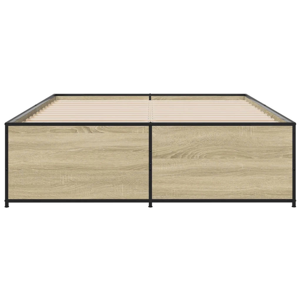 Giroletto Rovere Sonoma 135x190 cm in Legno Multistrato Metallo 3279903