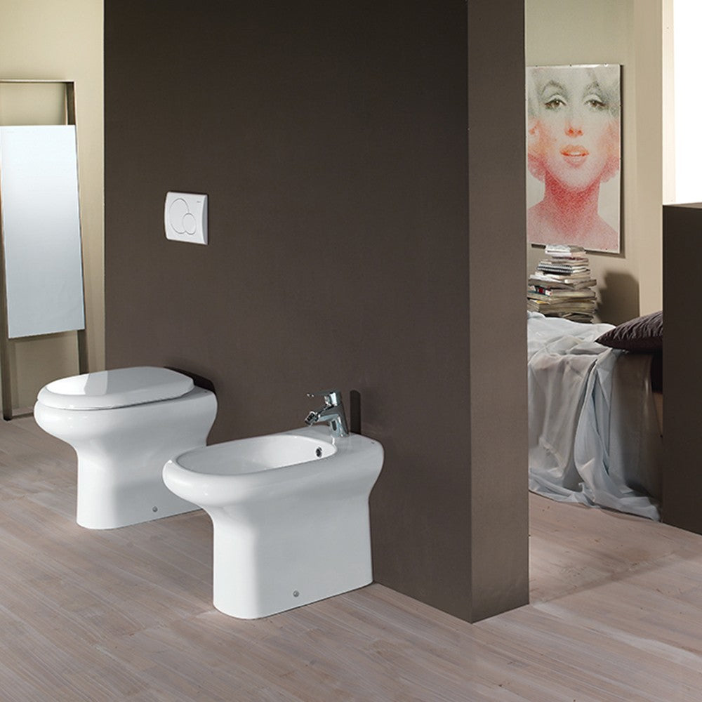 Sedile e coperchio abs per vaso filo muro - serie touring