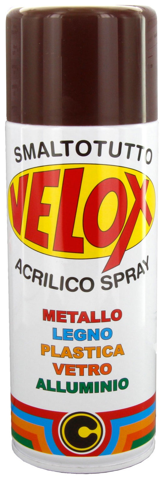 velox spray acrilico marrone cioccolato ral 8017 cod:ferx.16332