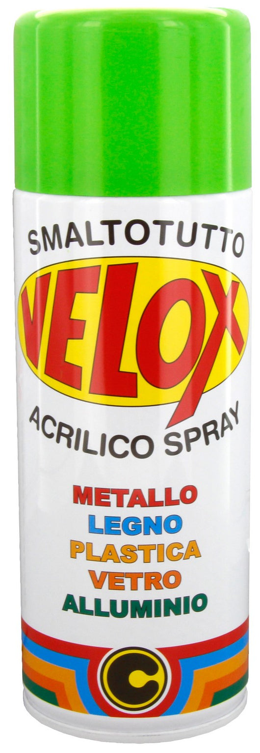velox spray acrilico verde giallo ral 6018 cod:ferx.16336