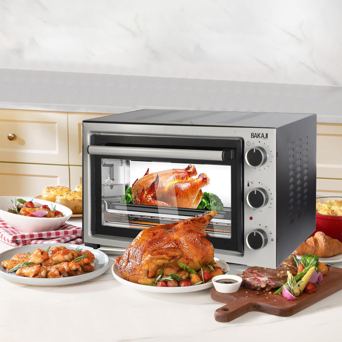 Forno Elettrico 36 Litri 1600W Fornetto con Timer e Spegnimento Automatico