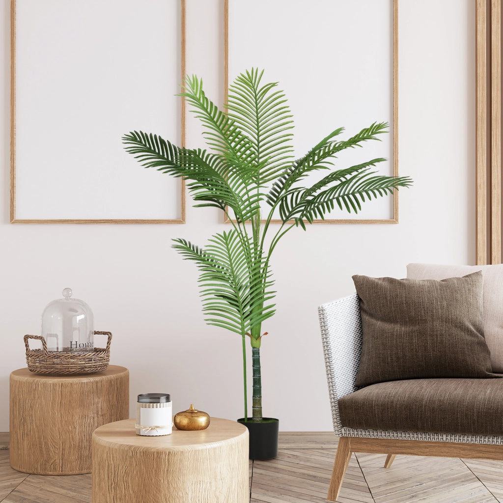 Palma artificiale ¨C zephmum ¨C 150 cm verde con vaso