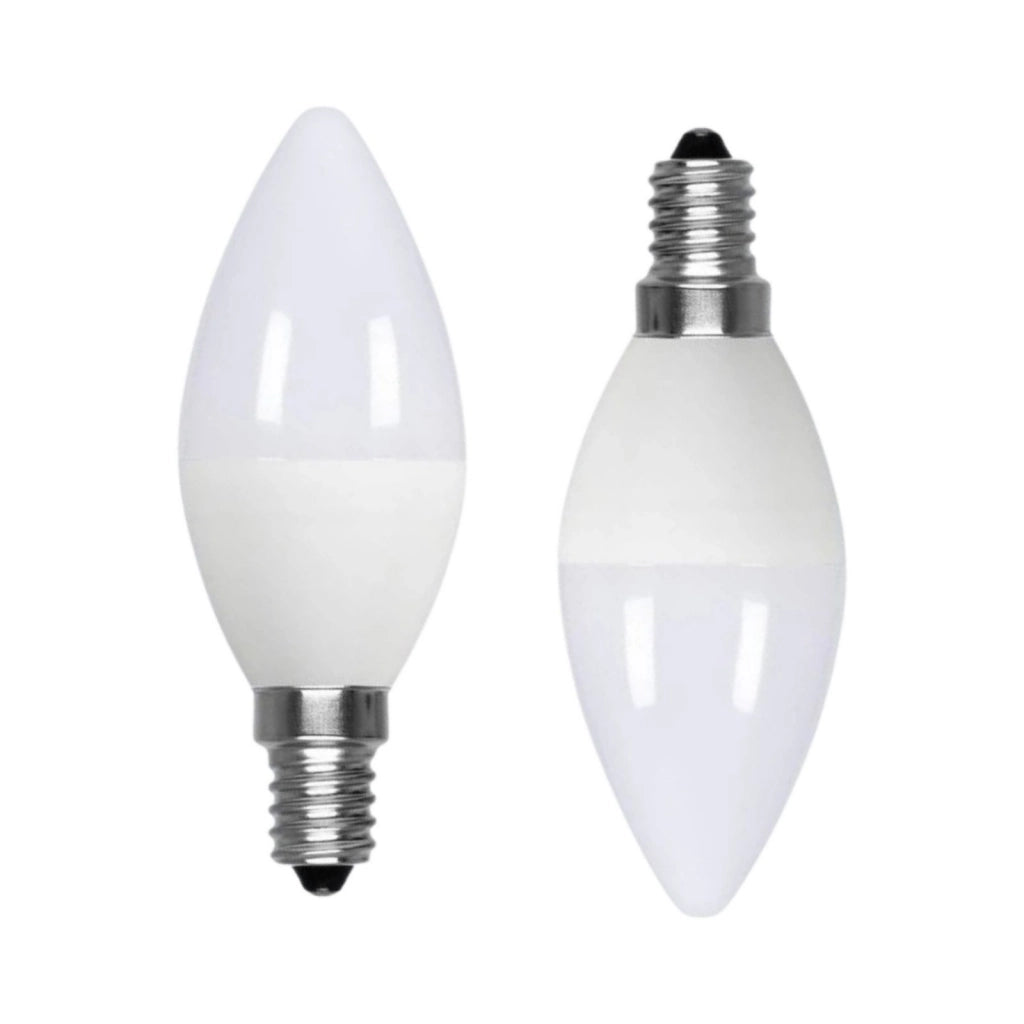 2 Pezzi Lampadina LED E14 C37 Candela 10W 950LM Bianco Neutro 4200K D37X106mm