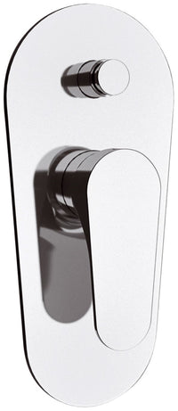 Rubinetto vasca/doccia incasso con deviatore e piastra - serie class line