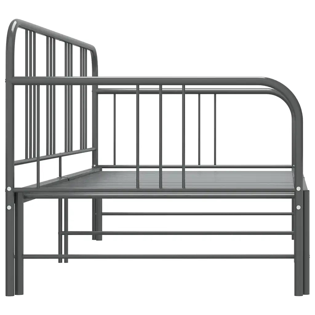Telaio Divano letto | Sof¨¤ letto | Letto singolo Estraibile Grigio in Metallo 90x200 cm