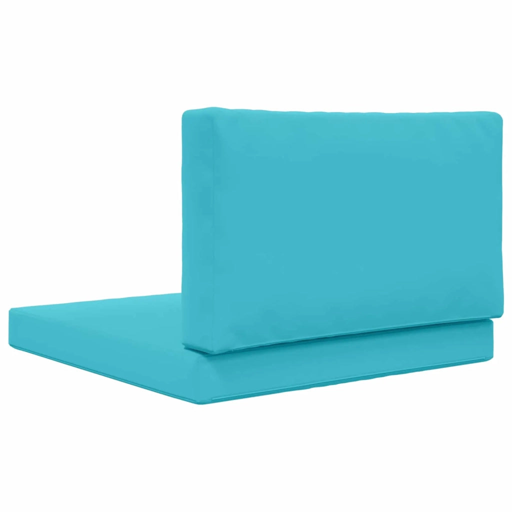 Cuscino per divano da esterno 2 pcs Turchese Poliestere