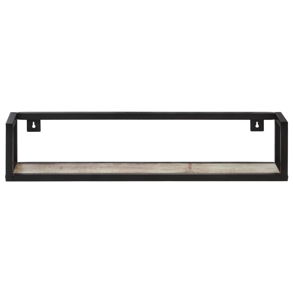 Mensole a Muro 2 pz 80 cm in Legno Massello di Recupero cod mxl 57889