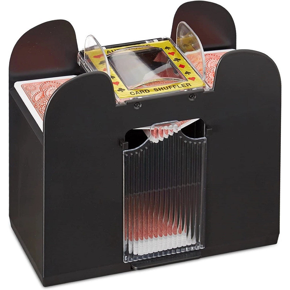 Trade Shop - Mixer Automatico Di Carte Fino A 6 Mazzi Da Poker A Batteria Solo Carte Standard -