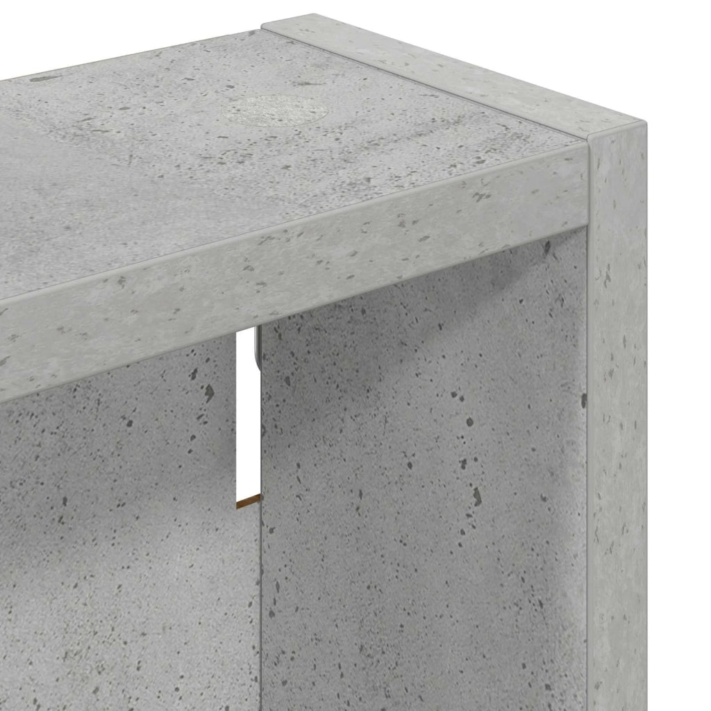 Armadio da bagno a muro Grigio Cemento 30 x 10 x 50 cm