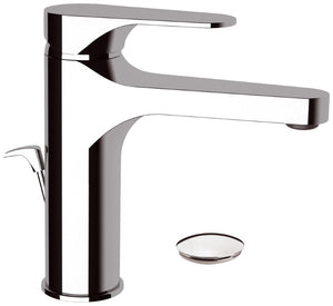 Miscelatore lavabo cromato remer con o senza scarico in ottone class line