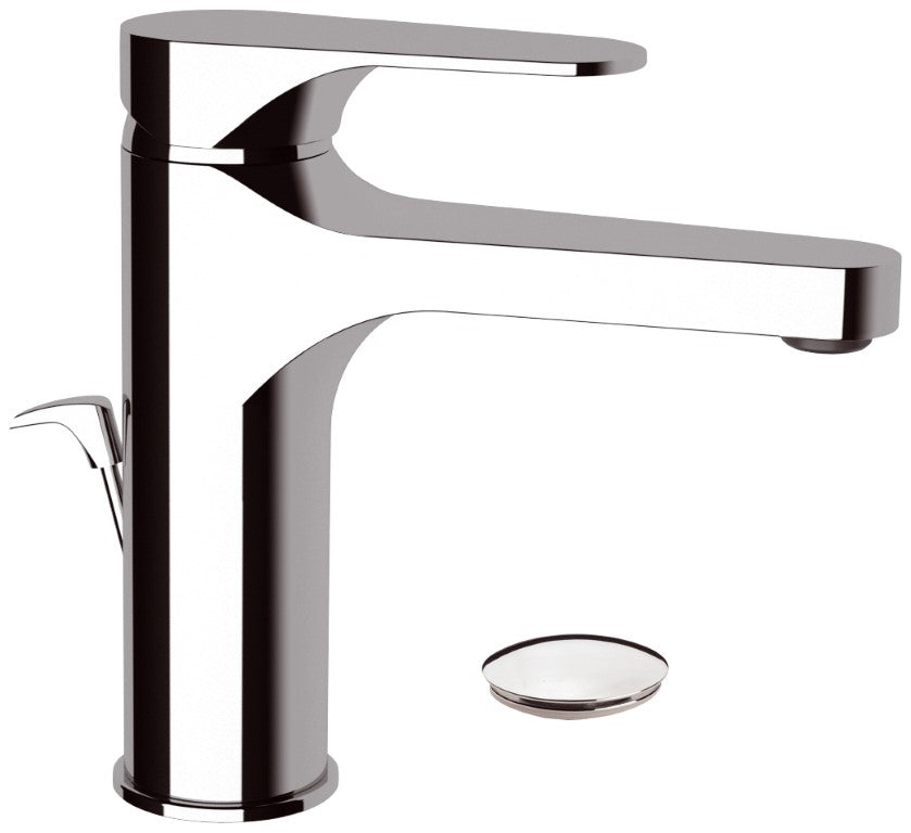 Miscelatore lavabo cromato remer con o senza scarico in ottone class line