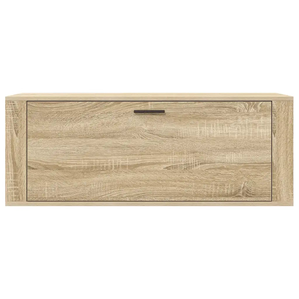 Scarpiera a Muro Rovere Sonoma 100x35x38cm in Legno Multistrato cod mxl 50481