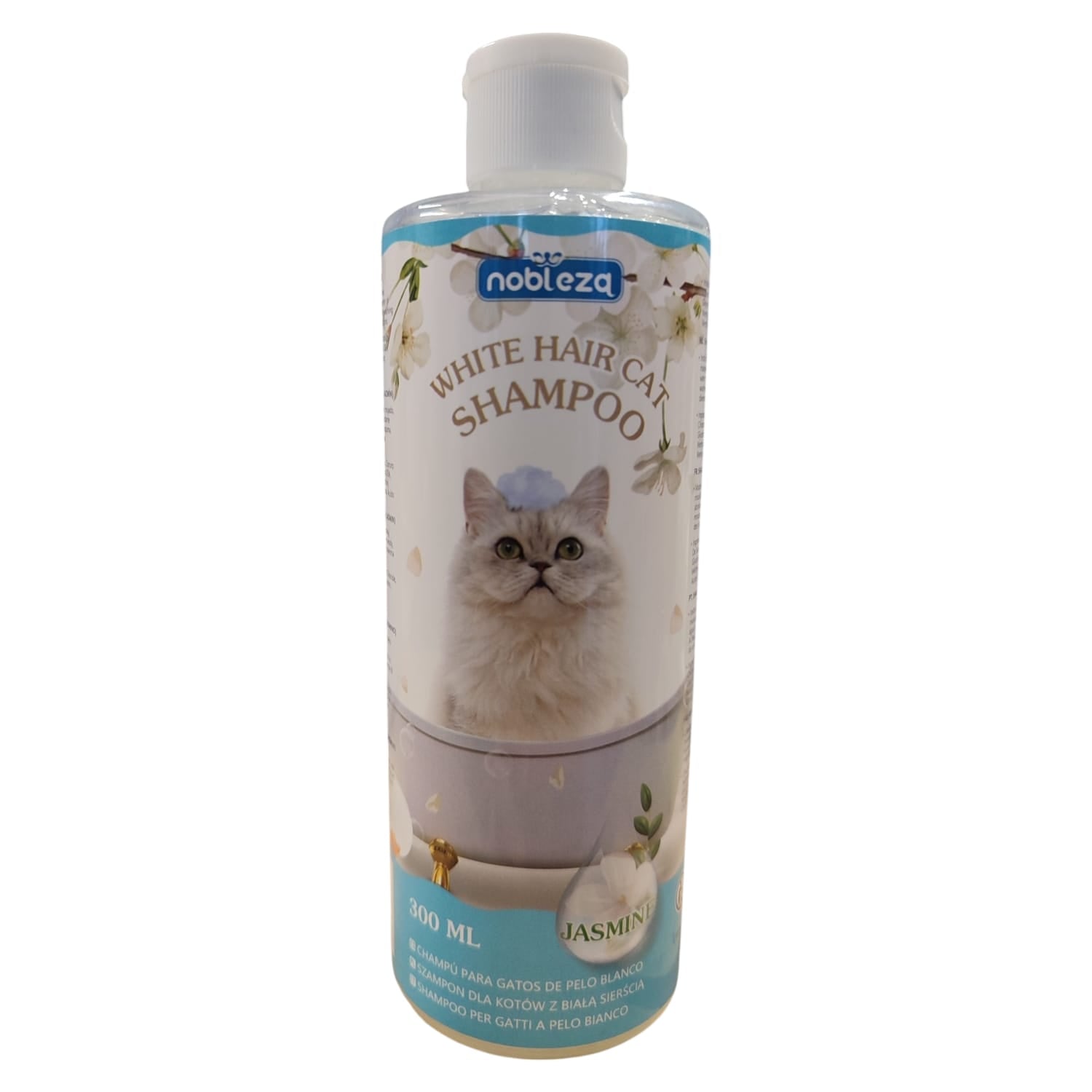 SHAMPOO PER GATTI A PELO CHIARO JASMINE 300 ML
