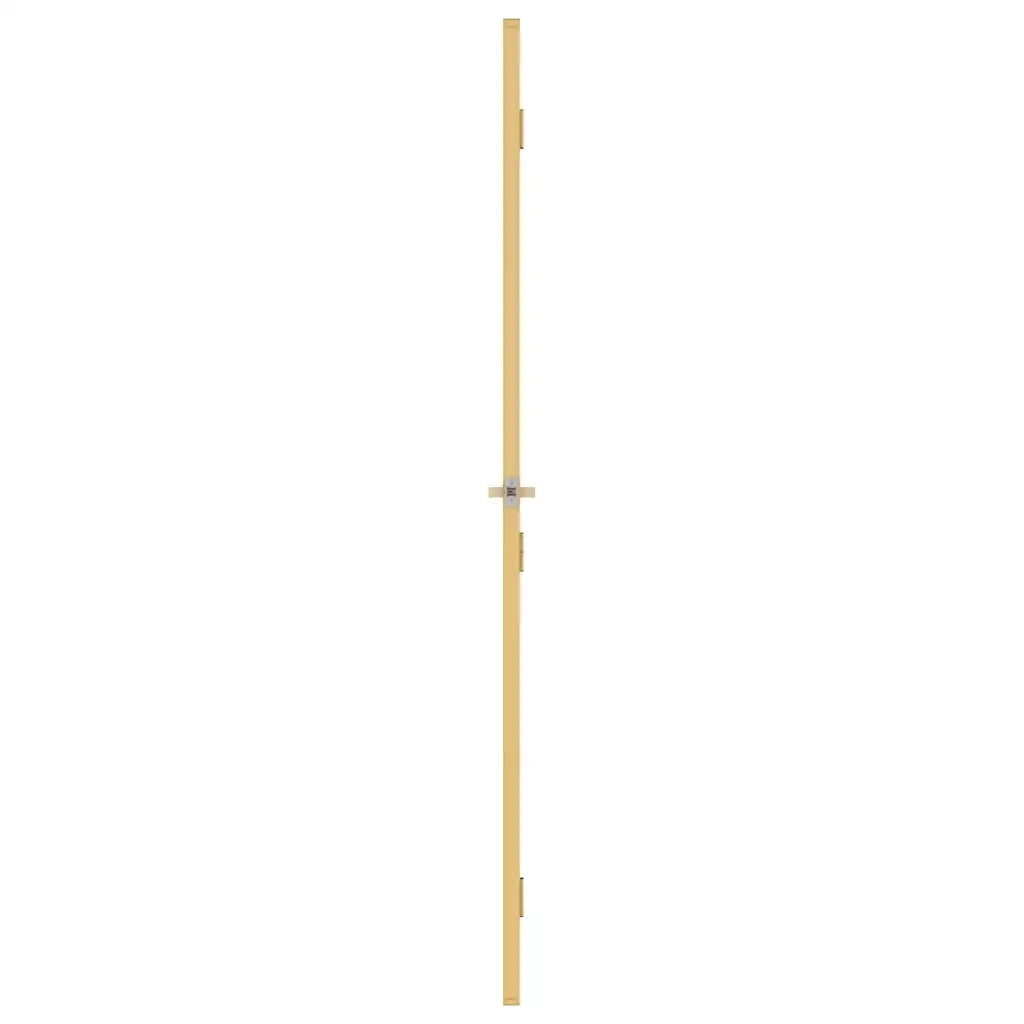 Porta Interni Sottile Oro 93x201,5cm Vetro Temperato Alluminio