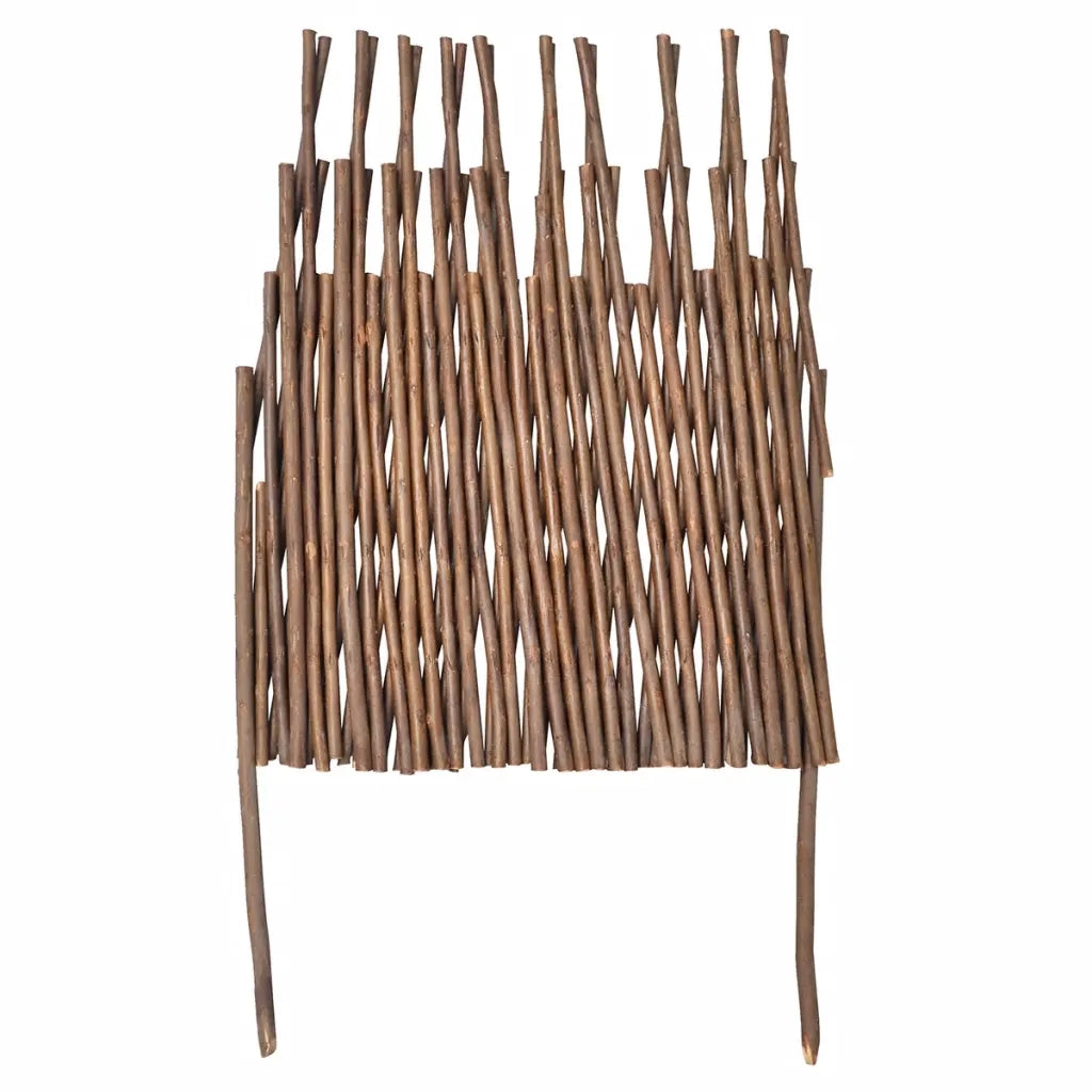 Recinzione a traliccio in salice 5 pz 170x37 cm 141620