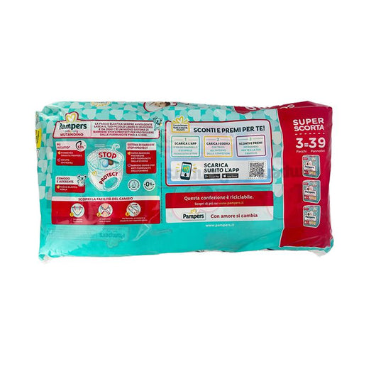 PAMPERS BABY DRY MUTANDINO TG 6 XL SISTEMA BARRIERA PIÙ ASCIUTTO 12H 15 + KG LIBERTÀ DI MOVIMENTO NO-STOP