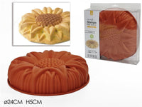 STAMPO IN SILICONE A FORMA DI GIRASOLE DIAMETRO 24 CM ALTEZZA 5 CM PER DOLCI PER PASTICCERIA