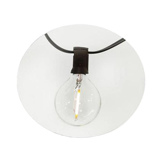 CATENA LUMINOSA 10 LAMPADINE SOLARI ECO LED BIANCO CALDO  CAVO 180 CM RICARICA ENERGIA SOLARE CON INTERRUTTORE ON/OFF