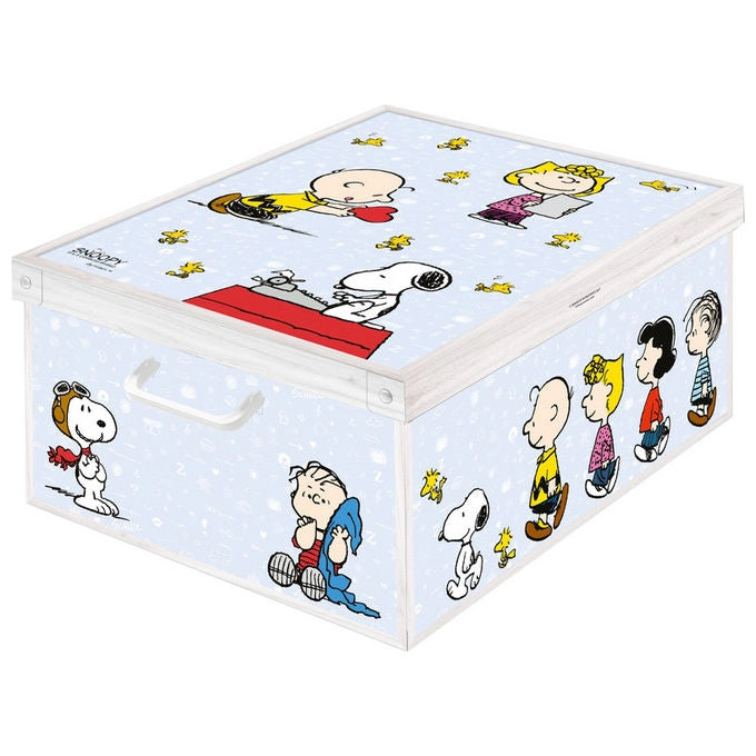 Lavatelli Scatola Guardaroba Peanuts 39x50x24 cm Cartone Made in Italy