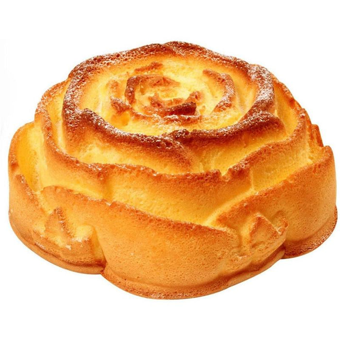 STAMPO IN SILICONE A FORMA DI ROSA DIAMETRO 23 CM ALTEZZA 9 CM PER DOLCI PER PASTICCERIA