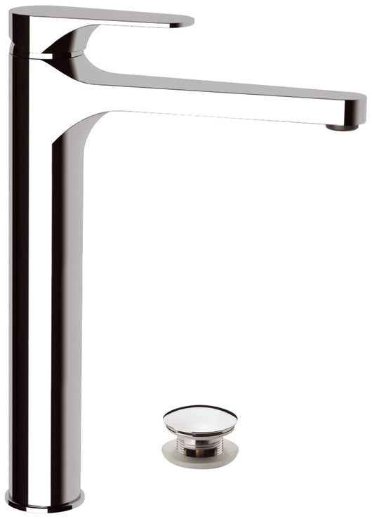 Class line miscelatore lavabo per bagno moderno con o senza piletta click clack