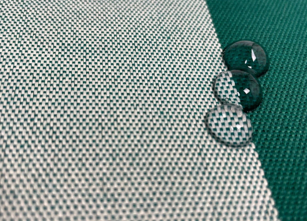 Tenda Da Sole A Caduta Per Esterno Balcone Casa Telo Ombra UV Modello Riga Larga - 145x300 - Verde