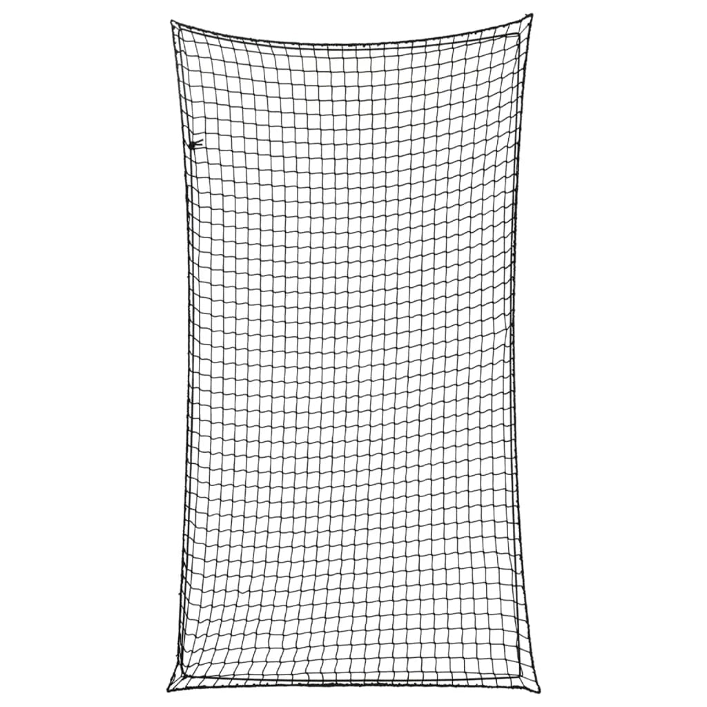 Rete per rimorchio telo di fissaggio del carico portapacchi con corda elastica 3 x 1,65 m PP nero 02_0042189