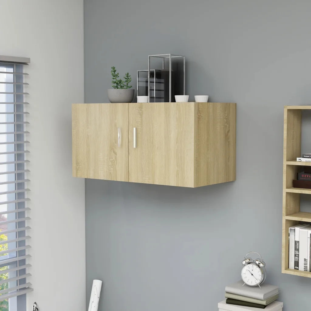 Armadietto da Parete Rovere Sonoma 80x39x40cm Legno Multistrato CFW8651504