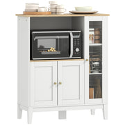 Mobile da cucina con 3 ante e ripiani ¨C zephmum ¨C bianco 80x35x97