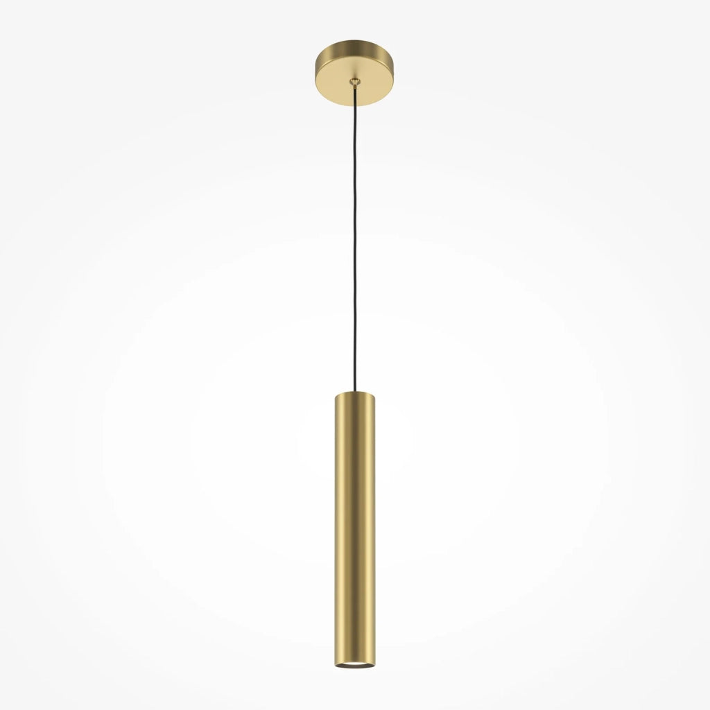Maytoni lampada a sospensione moderna Pro Focus 1 luce GU10 oro alluminio