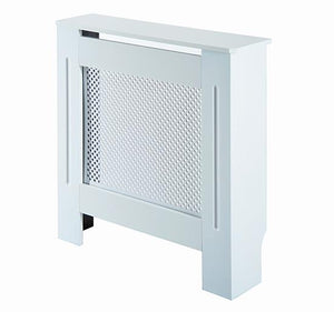 COPRITERMOSIFONE IN LEGNO A GRIGLIA BIANCO, 78X82X19CM