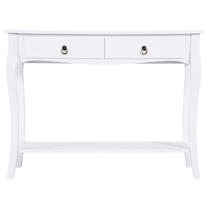 TAVOLO CONSOLLE PER INGRESSO, BIANCO, 100X33X76CM