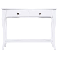 TAVOLO CONSOLLE PER INGRESSO, BIANCO, 100X33X76CM