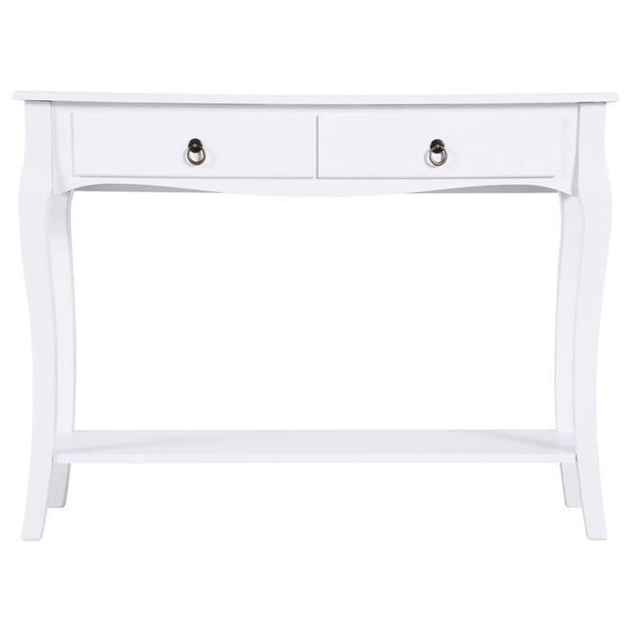 TAVOLO CONSOLLE PER INGRESSO, BIANCO, 100X33X76CM