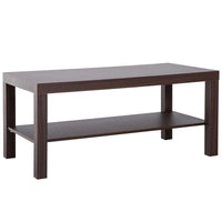 TAVOLINO BASSO IN LEGNO DA SOGGIORNO, NOCE, 90X45X40.5CM