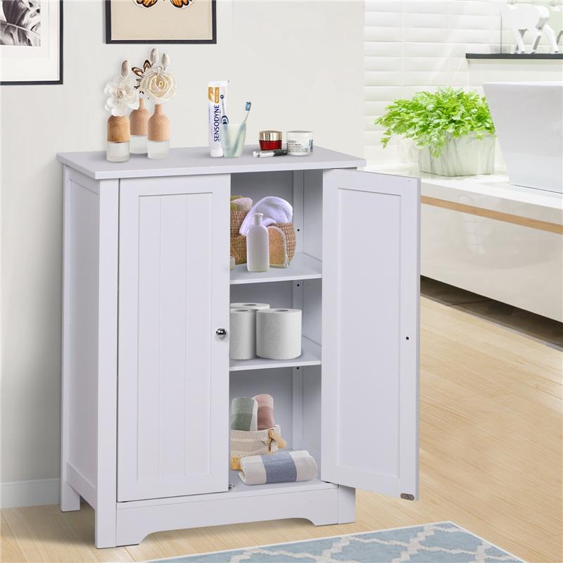 MOBILETTO DA BAGNO DUE ANTE 60 X 30 X 80 CM BIANCO