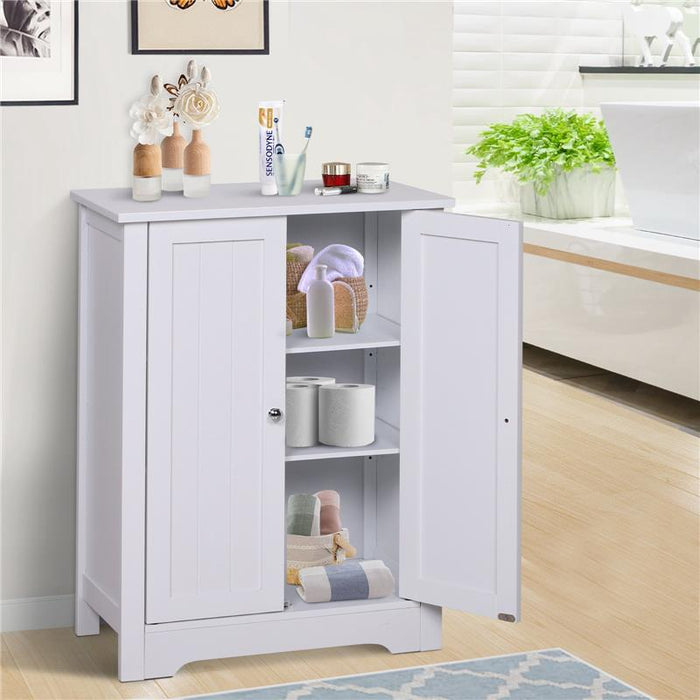 MOBILETTO DA BAGNO DUE ANTE 60 X 30 X 80 CM BIANCO