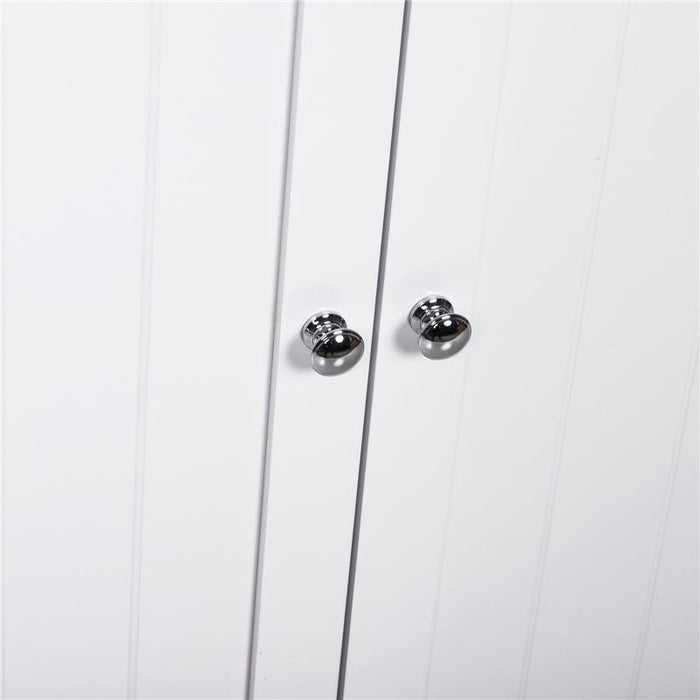 MOBILETTO DA BAGNO DUE ANTE 60 X 30 X 80 CM BIANCO