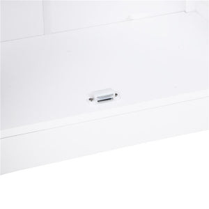 MOBILETTO DA BAGNO DUE ANTE 60 X 30 X 80 CM BIANCO