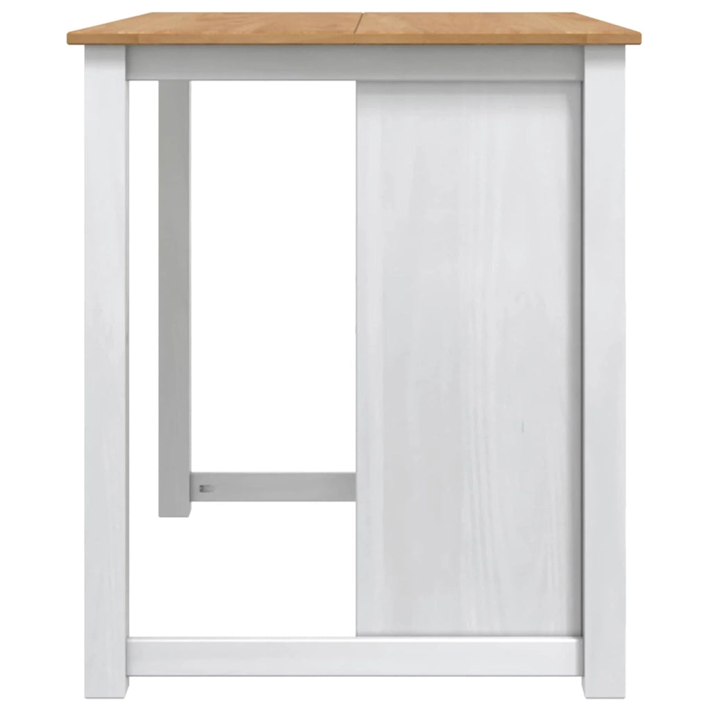 Carrello da Cucina PANAMA 2 pcs Bianco e Cera di Miele