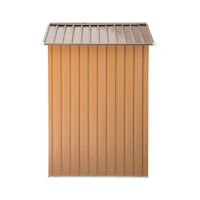 CASETTA DA GIARDINO PORTA UTENSILI IN LAMIERA DI ACCIAIO 213 X 127 X 185CM