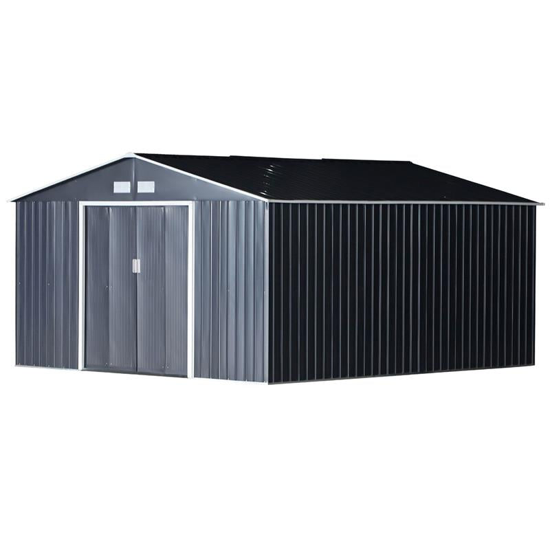 CAPANNO PER ATTREZZI IN ACCIAIO ZINCATO CON VERNICE PROTETTIVA IMPERMEABILE ANTIRUGGINE  3.4 X 3.82 X 2 M