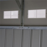 CAPANNO PER ATTREZZI IN ACCIAIO ZINCATO CON VERNICE PROTETTIVA IMPERMEABILE ANTIRUGGINE  3.4 X 3.82 X 2 M