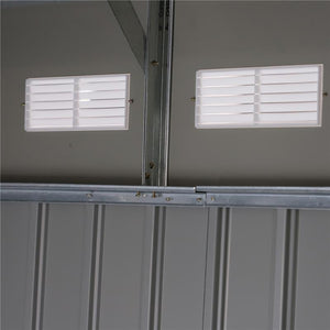 CAPANNO PER ATTREZZI IN ACCIAIO ZINCATO CON VERNICE PROTETTIVA IMPERMEABILE ANTIRUGGINE  3.4 X 3.82 X 2 M